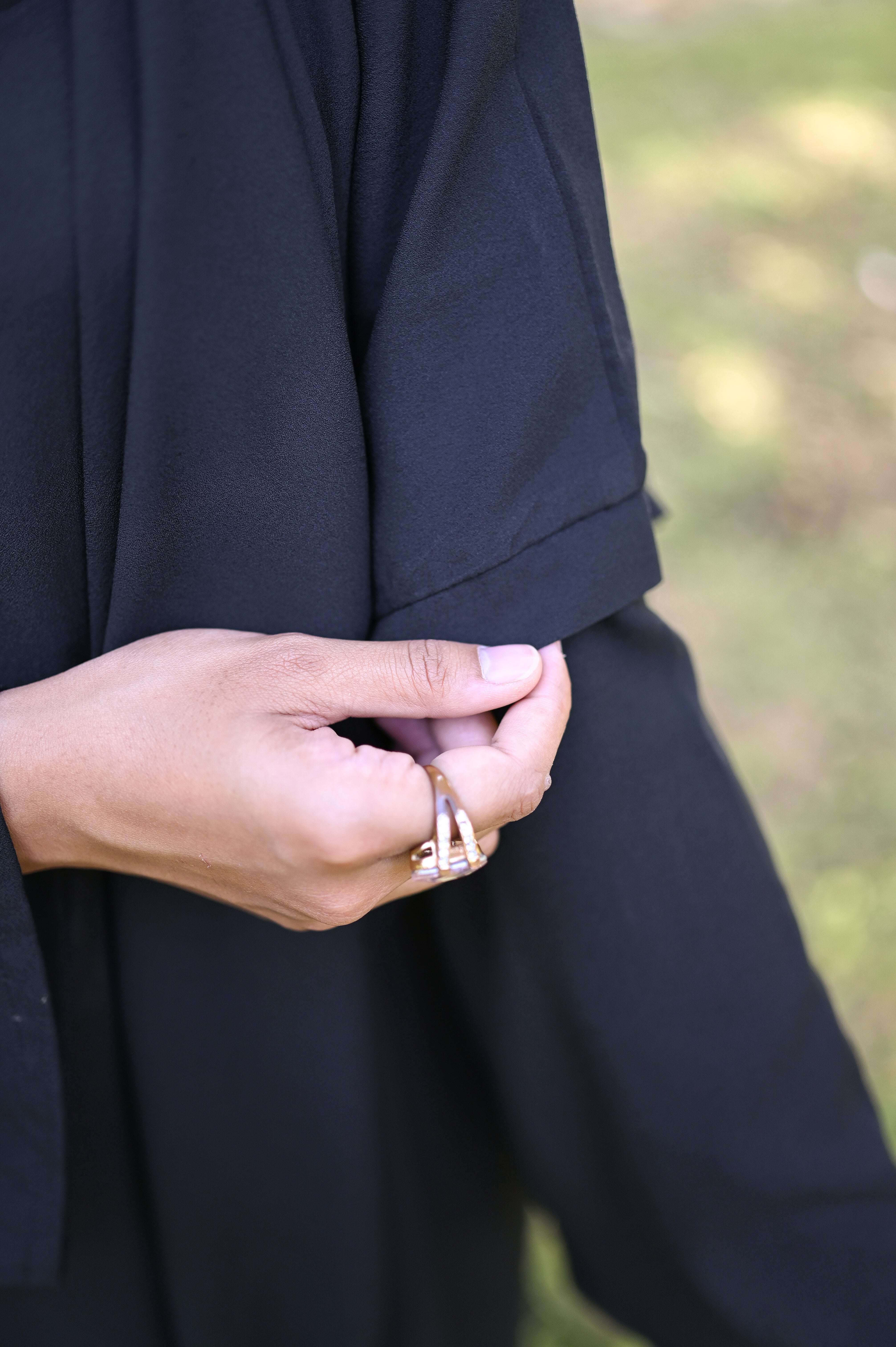 Black Majestic Abaya