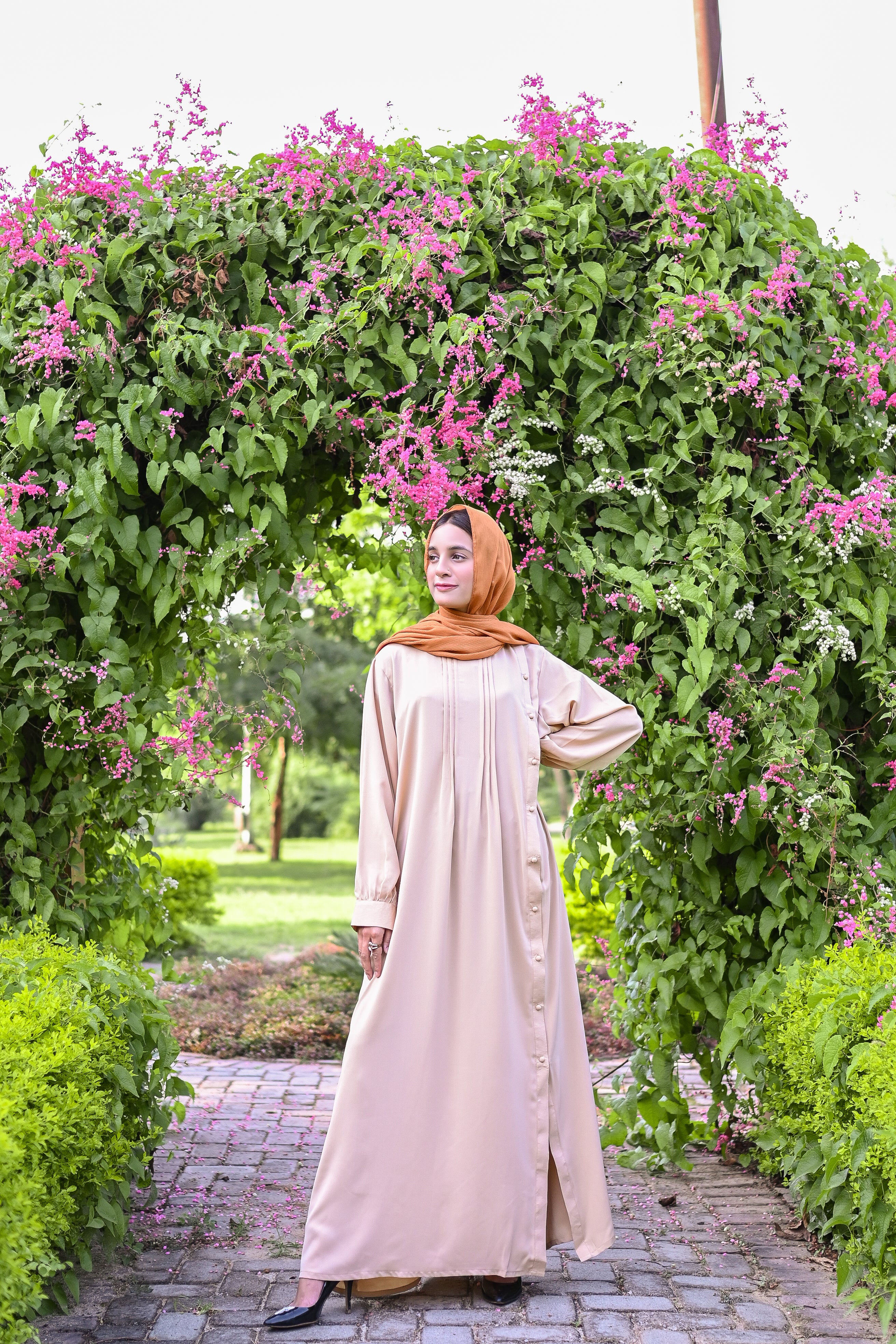 Skin Colored Abaya