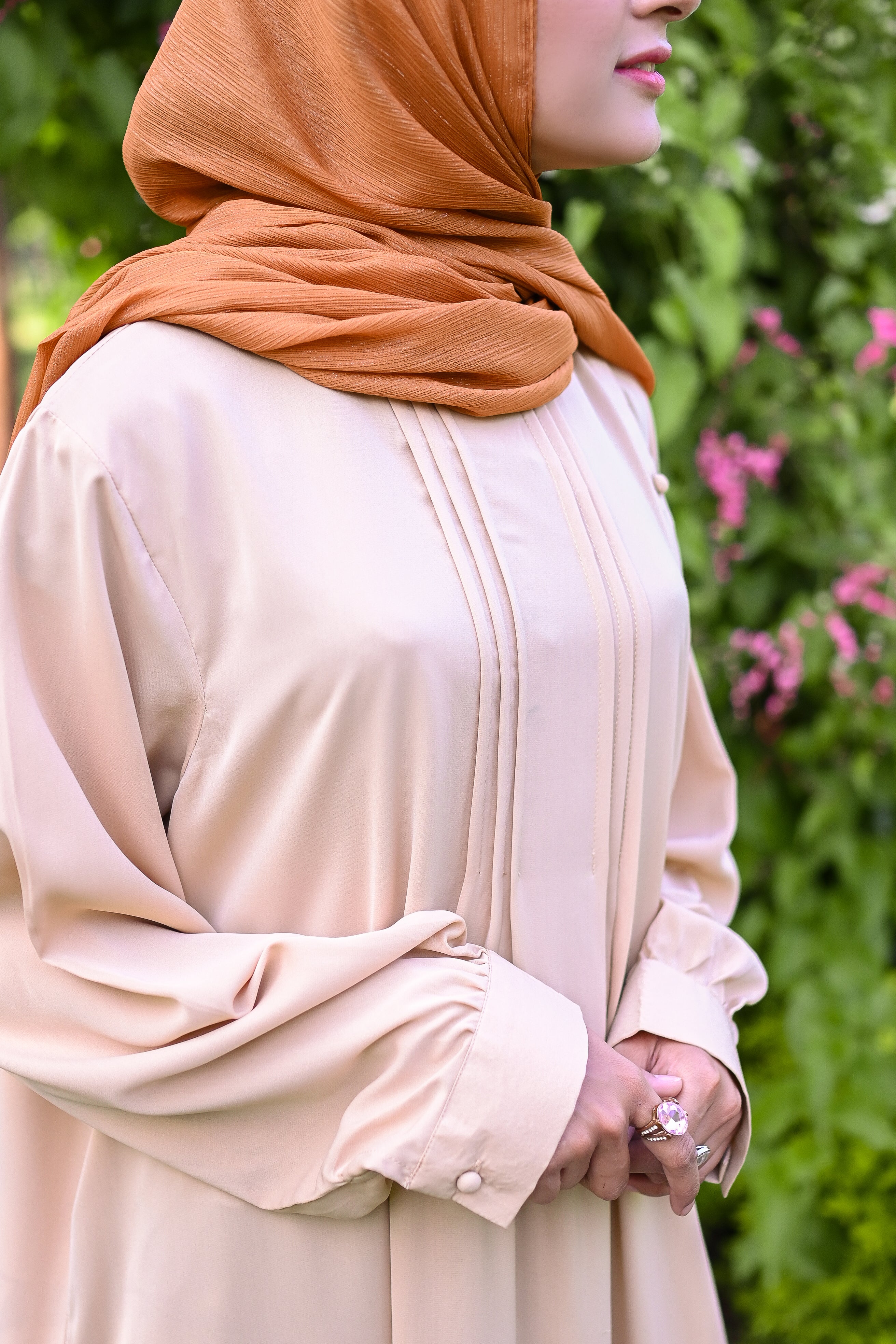 Skin Colored Abaya